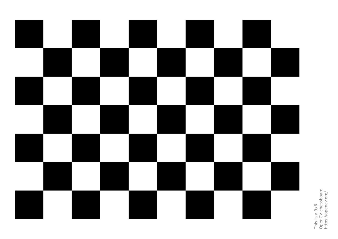 OpenCV chessboard pattern
